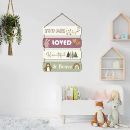 shree sanwariya crafts Playing Learing Alphabat Design Wall Hanging for Home Decor Gift Item image 4