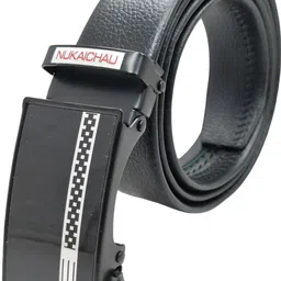 nukaichau Men Formal, Casual, Evening, Party Black Artificial Leather, Texas Leatherite Belt-picture-37