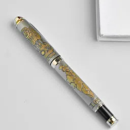 firstchoice Satyamev Jayate & I Love India Pen Stylish Engraved Metal Pen Office Use Ball Pen-picture-10