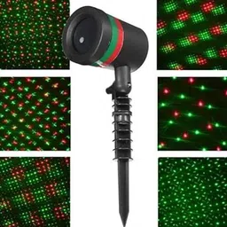 holy delight Star Shower LED Outdoor/Indoor Laser Projected Light Home, Office, Diwali Shower Laser Light image 5