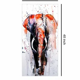 999store Colourful Elephant Modern Art Canvas Art Print image 3
