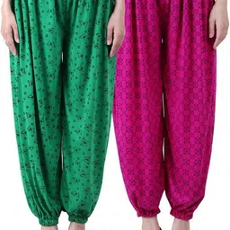 uzmano Printed Viscose Women Harem Pants-picture-23