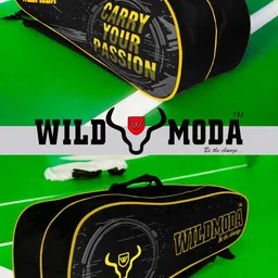 wildmoda Passion Premium 2-Compartment Badminton & Tennis Unisex racquet Bag image 5