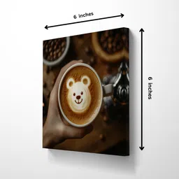 genie art Caffeine Cub Mini Canvas Frame image 3