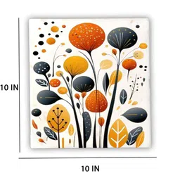 posh n plush Floral Bloom Marble Wall Art image 2