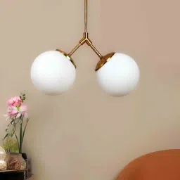 eliante by jainsons lights Naeva Gold Iron Hanging Light image 2