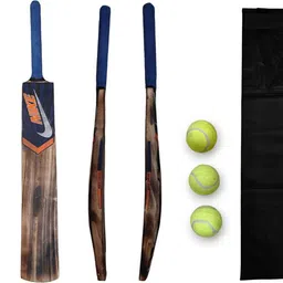 aarav Burnt Scoop Tennis Poplar Willow Cricket Bat For 15+ Yrs image 5