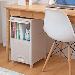 crexos Collapsible Wardrobe Plastic Cupboard for Storage Almirah Clothes Drawer Rack PP Collapsible Wardrobe image 3