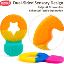 333mart Soft Silicone Little Star Shape Teether for Babies above 4 Month, Soft & Durable Teether image 5