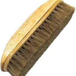 Sheppits Premium Wax Leather Shoe Polish (Brown) & Wooden Shoe Polish Brush (Brown) Shoe Care Kit image 2