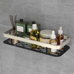 plantex Shelf for Bathroom/Multipurpose Shelf/Self-Adhesive Shelf for Home/Office(12x5) Aluminium, Stainless Steel Wall Shelf-picture-44