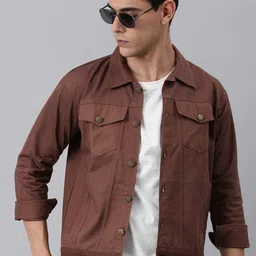 voxati Men Solid Denim Jacket-picture-11