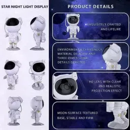 snariovsn Astronaut Galaxy Space Projector Aurora Northern Lights Lamp Night Lamp image 3