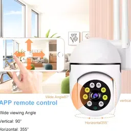 SKY HUB V380 Pro HD 1080P Night Vision Wireless WiFi IP Camera with 2 Way Audio Security Camera image 3