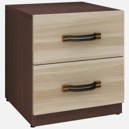 crystal furnitech Garnet Bedside Table in Balliness Pine & Cloud Ash Colour image 4