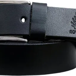 Men Casual, Evening, Formal, Party Black Genuine Leather Belt-image-9