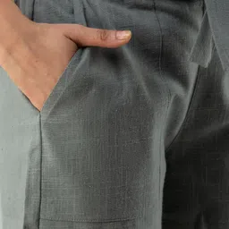 fashion cloud Solid Women Grey Regular Shorts image 4