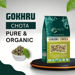 brijbooti Gokhru Chota Raw (400 Gm) | Tribulus Terrestris Seeds | Small Caltrops image 4