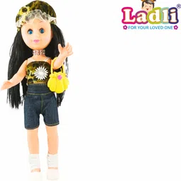ladli Girl Doll in Western Dress with Accessories Suitable for kids 2 years and Above-picture-35