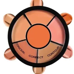 nigrifix Concealer Palette Satin–Matte Finish Conceal,Contour & Correct Concealer image 4