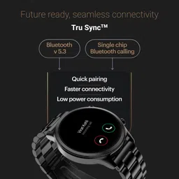 Noise Evolve 3 1.43" AMOLED Always-On Display with Bluetooth Calling, Metallic Design Smartwatch image 3