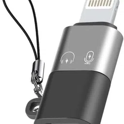 UBRONIK Grey Type C Female to Lightning Male Adapter with Thread, OTG for iPhone Connector Phone Converter-picture-37