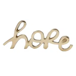 purestory Hope Gold Aluminium Showpiece image 2