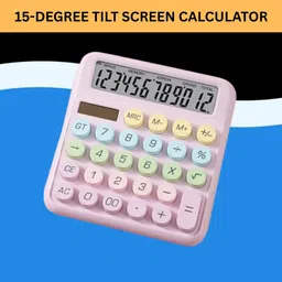 frony Desktop Calculator, 12-Digit Large LCD and Large Buttons for Office, Homes B185 Basic Calculator-picture-14