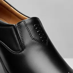 kickonus Stylish Men's Formal Slip-On Shoes - Premium Polished Synthetic Leather Slip On For Men image 2