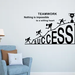 trident 80 cm Team Work Success quotes Removable Sticker-picture-14