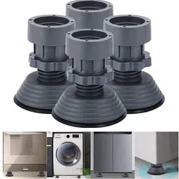 safemount Washing Machine, Air Cooler, Refrigerator, Water Cooler Material Rubber, Plastic, Plated, Polyester, Plush image 1