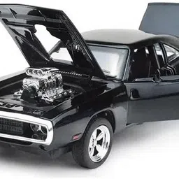 baba fab Dodge Challenger Pull-Back Die-Cast Car with Light & Sound | Best Vehicle Toys-picture-14