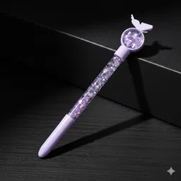 womaniyaa Moti Pencil with Fruit Erasers & Glitter Pen and stencil |Birthday Return Gift Pencil image 5
