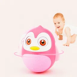 smartezo Baby Toy Roly Poly Toy with Blinking Eyes and Soft Tune Voice Tumbling Toy Rattle image 5