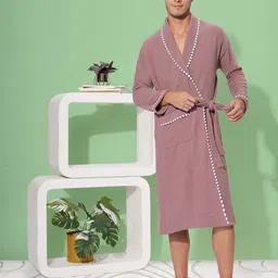 Wine Free Size Bath Robe-image-95