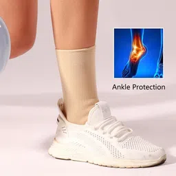 ramya Ankle Support Compression Brace for Men & Women, Pack of 2 | Heel Pain Relief Ankle Support image 4