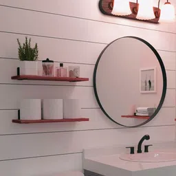 Dime Store Engineered Wood Kitchen Floating Wall Shelf Wooden Wall Shelf image 3