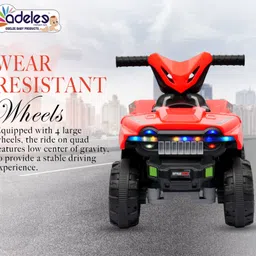 odelee Battery Operated Kids Ride on Car with Foot Accelerator & Music Button, Suitable for 3-8 Years Kids Tricycle image 3
