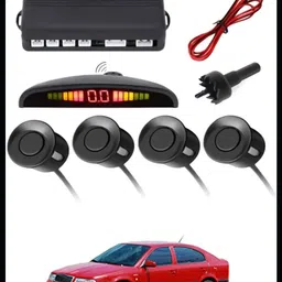 peeps store Car Premium 4 Black Reverse Parking Sensor-AP25B56 Car Premium 4 Black Reverse Parking Sensor-AP25B56 Parking Sensor image 1