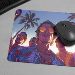 ARTOLIC GTA Anime Mouse Pad for Office & Gaming Non-Slip Rubber Base 9x7.5 Non Slip Base Mousepad image 2