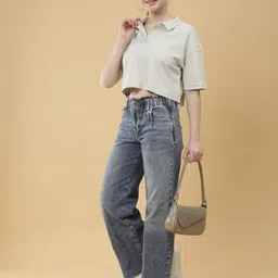 timyka Casual Regular Sleeves Solid Women Light Green Top-picture-22