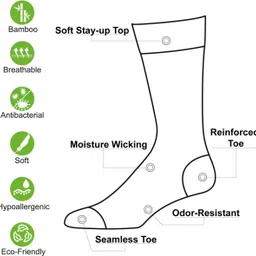 vapindia Men Self Design Mid-Calf/Crew image 4
