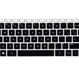 Saco Silicone Skin Keyboard Cover Compatible for - Black Hp Pavilion 14-Dv0054Tu series Laptop Keyboard Skin-picture-34