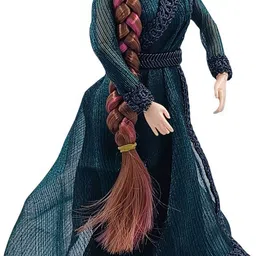 maalona-exclusive toys Shrestha | Indian Doll in Emerald Green Saree | Traditional Doll image 2