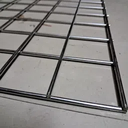 q1 beads Stainless Steel 2x2 Ft. Grid Panel for Retail Display Gridwall Panel 5 mm rod Hook 1 image 2