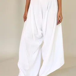 n-gal Solid Rayon Women Harem Pants image 2