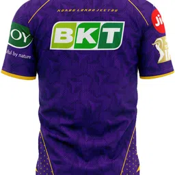 izon Men Printed V Neck Polyester Purple T-Shirt image 4