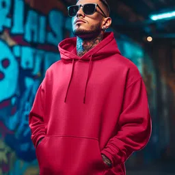 veirdo Men Full Sleeve Solid Hooded Sweatshirt-picture-14