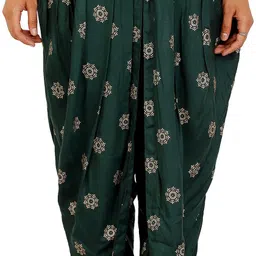 vaidiki Printed Rayon Women Harem Pants image 1