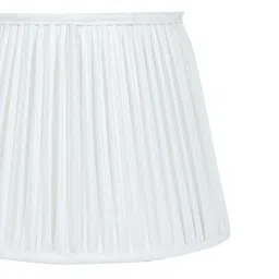 lampenschirm india Premium Softback 30cm Empire Silk Lampshade (White) image 3